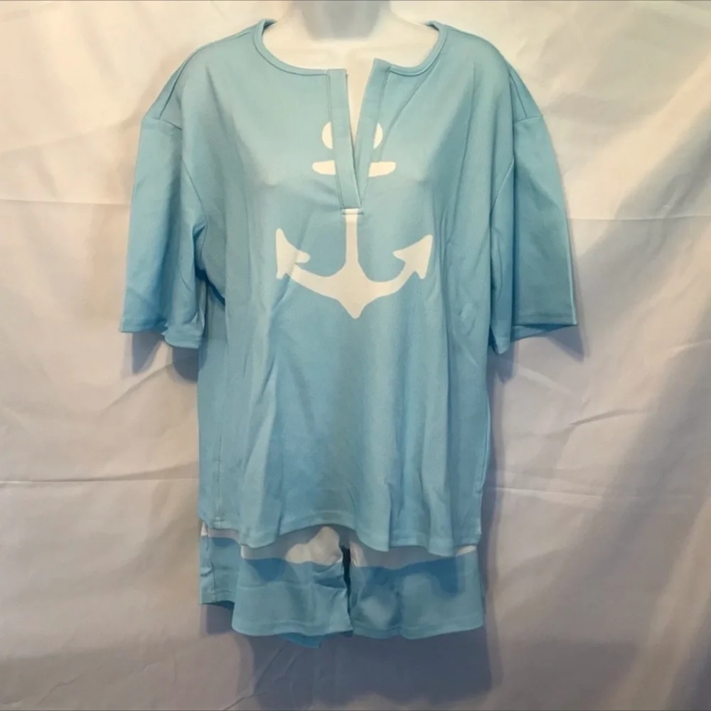 CBR anchor shorts set NWT